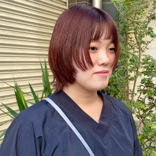 ショート カラー メンズ ✂︎ウルフ・ショート ✂︎MIKUNIのヘアスタイル