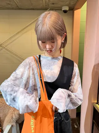 カラー iru所属・mi kiのヘアスタイル