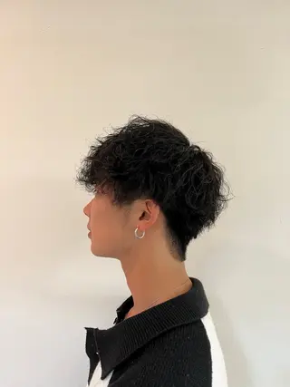 メンズ メンズパーマ・ 外川生純美ೀ🌝のヘアスタイル