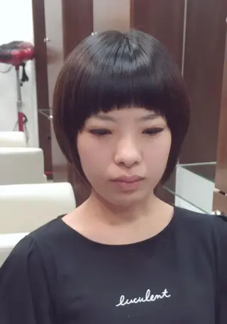 ショート ミディアム セミロング ロング カラー パーマ ヘアアレンジ メンズ キッズ ネイル まつエク Leyシェアサロン所属・Ken ドライカット ✂️水素ケアのヘアスタイル