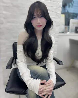 ロング 本田 翔のヘアスタイル