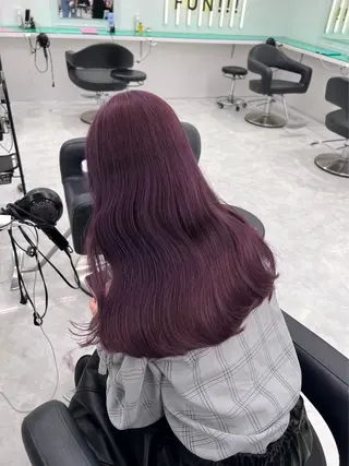 ロング カラー ガーリー♡女の子っぽ ヘア♡ピンクカラー♡のヘアスタイル