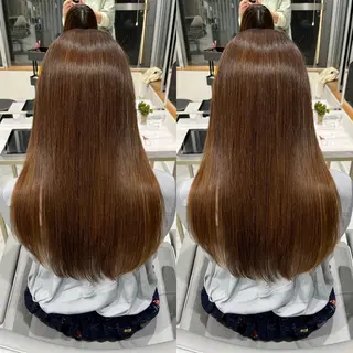 セミロング 半個室サロンyoures hair 髪質改善トリートメント東新宿店所属・榊原竜弥 髪質改善/美髪作りのヘアスタイル