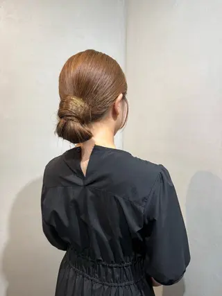 ロング ヘアアレンジ ERI/酸性スト レート/ヘアセットのヘアスタイル