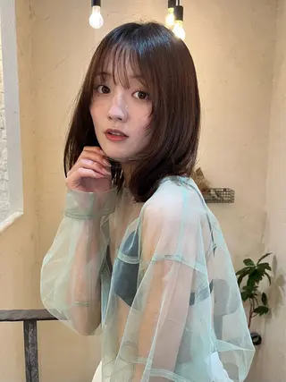 ミディアム カラー rise /メンズカットのヘアスタイル