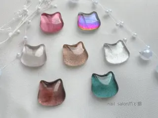 ネイル パラジェル登録店 爪と猫NANAMIのネイルデザイン