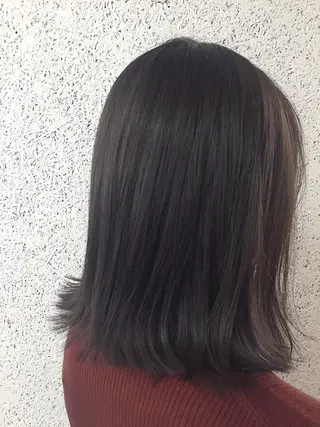 ミディアム カラー パーマ ヘアアレンジ ✨ハイクオリティ✨ 山本香也のヘアスタイル