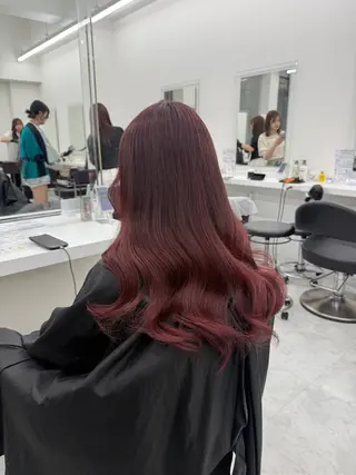 セミロング カラー ヘアアレンジ 🎀Girly艶髪 暖色🎀Harukaのヘアスタイル
