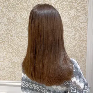 ロング パーマ 暖色系カラー🍊 オオネヨシナリのヘアスタイル