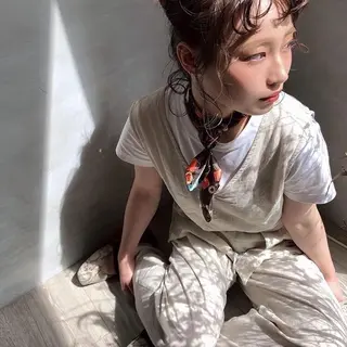 ミディアム カラー 圧倒的透明感カラー nana🦕のヘアスタイル