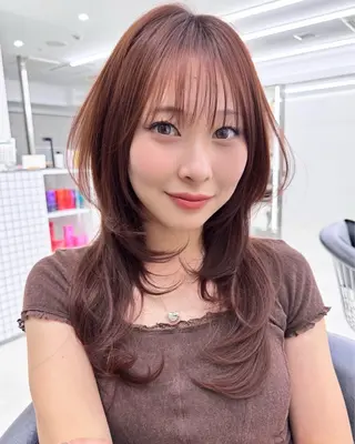 ロング 🌈韓国ボブミディ 表参道sandノスケのヘアスタイル