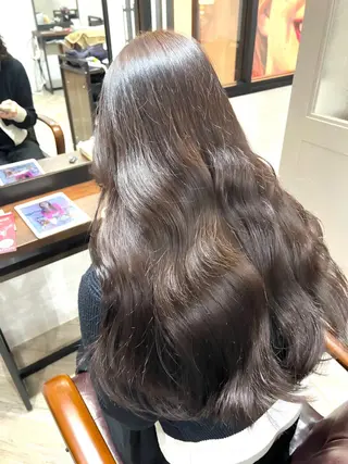 ロング カラー ヘアアレンジ 顔まわり職人🇰🇷 韓国ヘア/KAITOのヘアスタイル