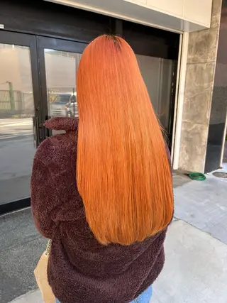 ロング カラー 透明感カラー/パーマ 🌀アオノのヘアスタイル