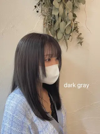 ミディアム カラー ヘアアレンジ Hair muse'e所属・加藤 愛鈴のヘアスタイル