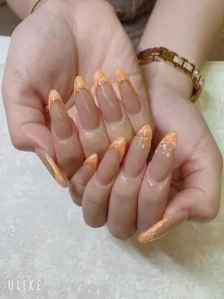 ロング JNA認定講師🌸 RIEのネイルデザイン