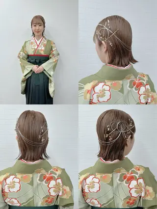 ヘアアレンジ GRANLUSSO 〜グランルッソ駅前店所属・木口 嘉美のヘアスタイル