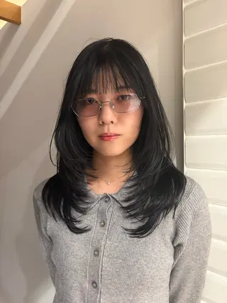 ミディアム 内村 太陽のヘアスタイル