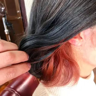 ミディアム カラー 大嶋 宏隆のヘアスタイル