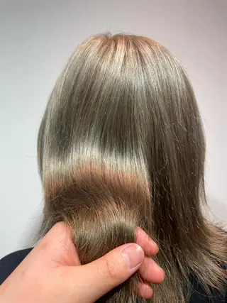 ミディアム カラー 韓国/顔周りカット /キム チョウヒのヘアスタイル