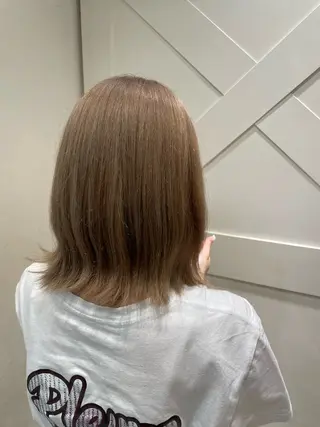ミディアム ブリーチ超特化美容師 ☯️ルカ✡️💫のヘアスタイル