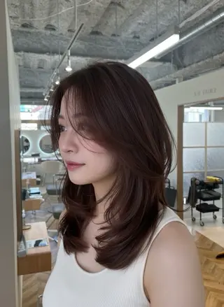 ミディアム VIE.ORNER 土気🍃笹岡航太のヘアスタイル