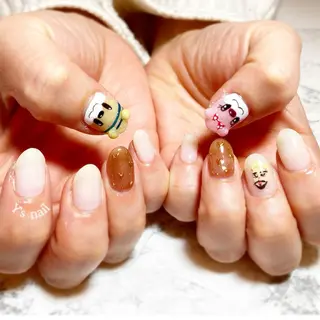 ネイル 手書きが得意🖌️ Y’s  nailのネイルデザイン