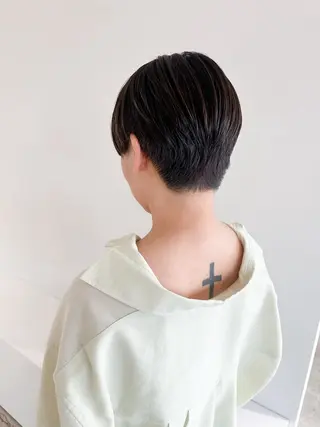 ショート 宇佐美佳/美髪 ストレート/縮毛矯正のヘアスタイル