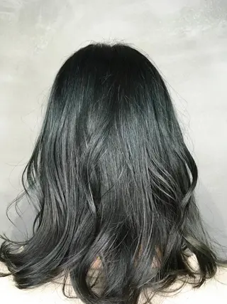 セミロング カラー edge.所属・くまがい みゆ【edge.】のヘアスタイル