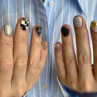 ネイル rina ニュアンス♡ワンホンのネイルデザイン