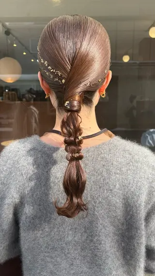 ロング 🌈トップデザイナー 金沢駅近nanamiのヘアスタイル