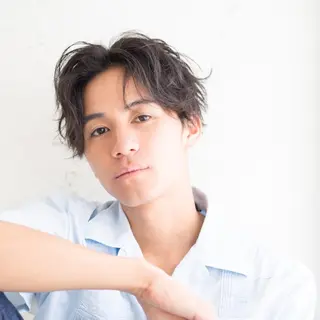 メンズ ショート パーマ Ash 武蔵小杉店のヘアスタイル