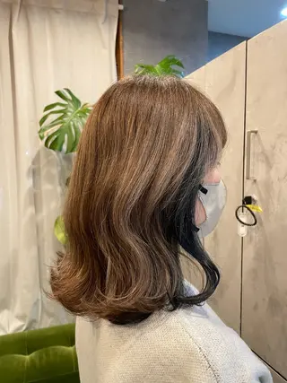 カラー 山田 まやのヘアスタイル