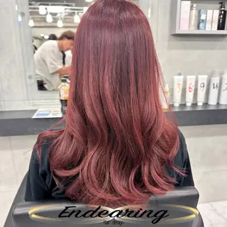 カラー Endearing 銀座/レイヤーカットのヘアスタイル