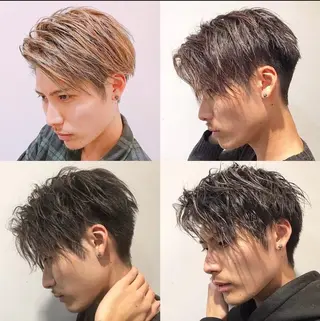 ショート 透け感•艶感カラー 池本　紘之のヘアスタイル
