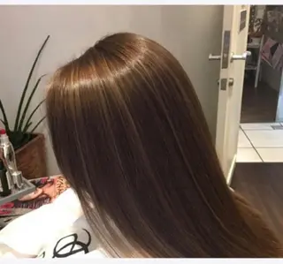 ロング カラー ヘアアレンジ ace share salon所属・桑原 祥のヘアスタイル