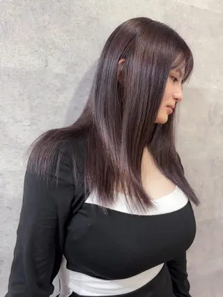 セミロング カラー Grow by NYNY 打越裕樹のヘアスタイル