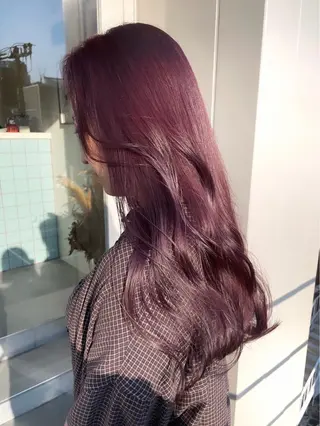 ロング カラー 若月 あやかのヘアスタイル