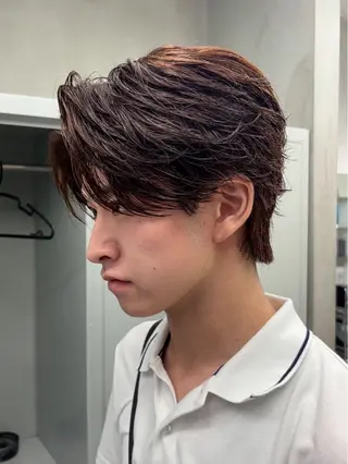 ショート パーマ メンズ 松井 生のヘアスタイル