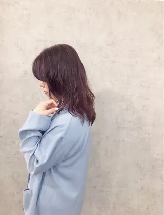 ロング カラー パーマ ヘアアレンジ メンズ キッズ ネイル マツエク・マツパ eir心斎橋店所属・エビスザキレン/メン ズ/心斎橋🌳のヘアスタイル