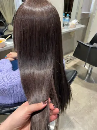 ロング カラー Rio/ヘアセット/ ハイトーンカラーのヘアスタイル