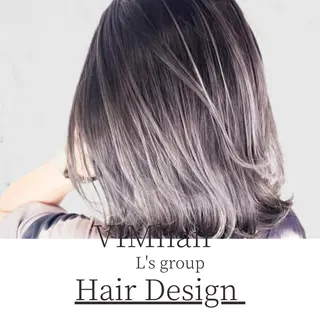 ミディアム カラー ヘアアレンジ VIM hairおもろまち店のヘアスタイル