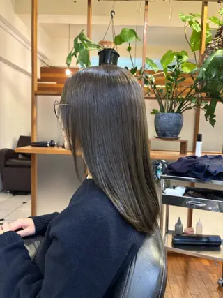 セミロング カラー 石渡洋平 /透明感カラー🫧のヘアスタイル