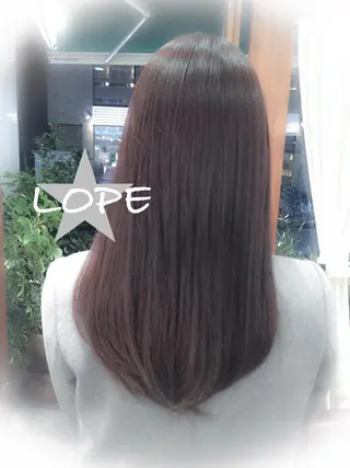 ロング カラー 小國 綾かのヘアスタイル
