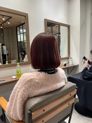 ミディアム 朝5分でキマる艶髪 ／ヤマダのヘアスタイル