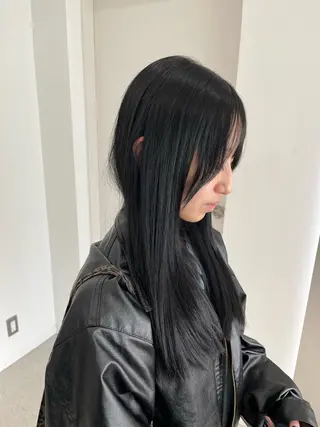 ロング カラー 縮毛矯正/ハイトーン /パーマ/前原汐🎐のヘアスタイル