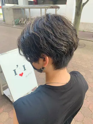 ショート カラー メンズ メンズサロンロス【LOSS】所属・メンズパーマ/新潟駅 NOBUTA🔥のヘアスタイル