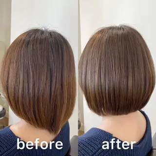 ショート カラー KIZU 髪質改善 オカルト怪談のヘアスタイル