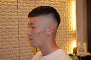 ショート メンズ 高野浩平/フェード ツイストスパイラルのヘアスタイル
