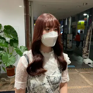 カラー ピンクカラー🎀/ ミルクティー🍼花音のヘアスタイル