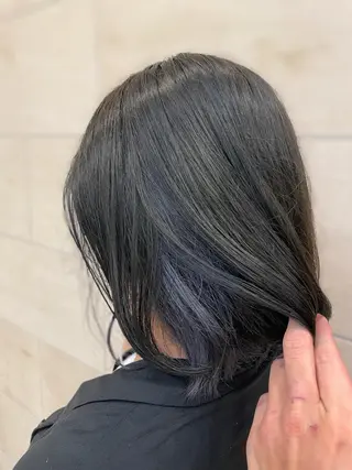 ミディアム カラー mee.表参道所属・ボブ/ショート /パーマ/shinのヘアスタイル